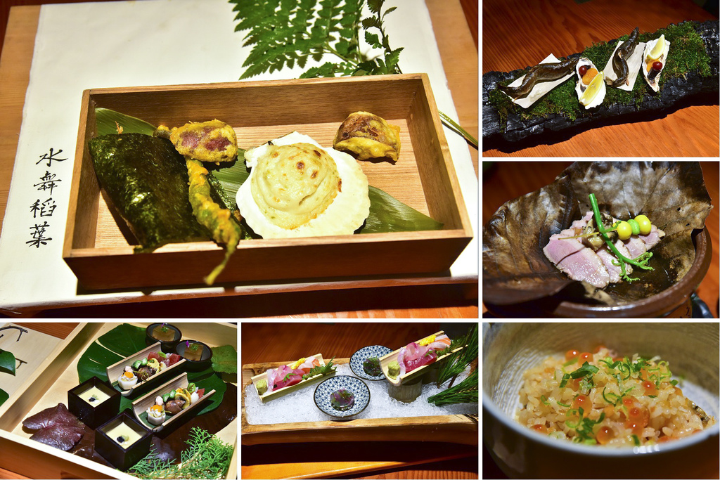 台中美食|水舞稻葉日本料理．料理結合花藝是視覺與味覺的雙重極致饗宴 @假日農夫愛趴趴照